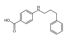 4-(3-phenylpropylamino)benzoic acid Structure