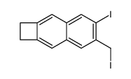 5-iodo-6-(iodomethyl)-1,2-dihydrocyclobuta[b]naphthalene结构式