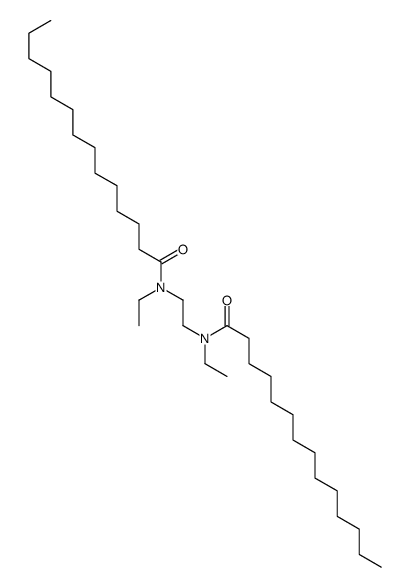 N-ethyl-N-[2-[ethyl(tetradecanoyl)amino]ethyl]tetradecanamide结构式