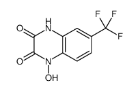 4-hydroxy-7-(trifluoromethyl)-1H-quinoxaline-2,3-dione结构式