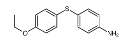 4-(4-ethoxyphenyl)sulfanylaniline Structure