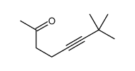 7,7-dimethyloct-5-yn-2-one Structure