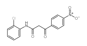 2'-CHLORO-2-(4-NITROBENZOYL)ACETANILIDE structure