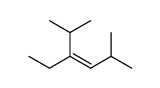3-Ethyl-2,5-dimethyl-3-hexene Structure
