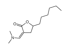 3-(dimethylaminomethylidene)-5-hexyloxolan-2-one结构式