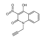 4-hydroxy-3-nitro-1-prop-2-ynylquinolin-2-one Structure