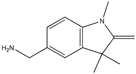 C-(1,3,3-triMethyl-2-Methylene-2,3-dihydro-indole-5-yl)-MethylaMine Structure