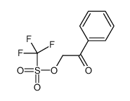 phenacyl trifluoromethanesulfonate结构式