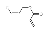 [(Z)-3-chloroprop-2-enyl] prop-2-enoate结构式