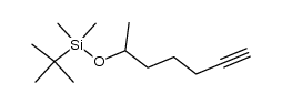 (R,S)-6-(tert-Butyldimethylsiloxy)-1-heptyne结构式