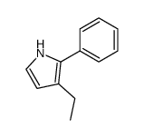 3-ethyl-2-phenyl-1H-pyrrole Structure