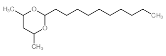 2-decyl-4,6-dimethyl-1,3-dioxane Structure