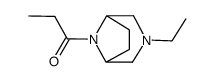 3-Ethyl-8-propionyl-3,8-diazabicyclo[3.2.1]octane Structure