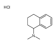 dimethyl(1,2,3,4-tetrahydronaphthalen-1-yl)azanium,chloride Structure