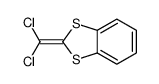 2-(dichloromethylidene)-1,3-benzodithiole Structure