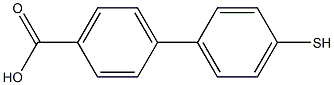 4'-sulfanyl-[1,1'-biphenyl]-4-carboxylic acid structure