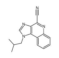 1-(2-methylpropyl)imidazo[4,5-c]quinoline-4-carbonitrile结构式