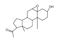 5beta,6beta-epoxy-3beta-hydroxypregnan-20-one结构式
