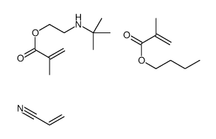 butyl 2-methylprop-2-enoate, prop-2-enenitrile, 2-(tert-butylamino)eth yl 2-methylprop-2-enoate picture