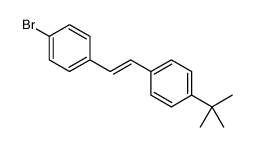 1-bromo-4-[2-(4-tert-butylphenyl)ethenyl]benzene结构式