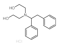 Ethanol,2,2'-[(1,2-diphenylethyl)imino]bis-, hydrochloride (9CI) Structure