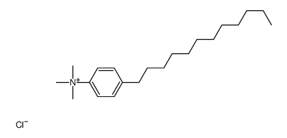 (4-dodecylphenyl)-trimethylazanium,chloride Structure