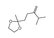 2-Methyl-2-(4-methyl-3-methylenepentyl)-1,3-dioxolane picture