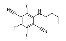 2-(butylamino)-3,5,6-trifluorobenzene-1,4-dicarbonitrile结构式