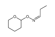 Propionaldehyde O-(tetrahydro-pyran-2-yl)-oxime结构式