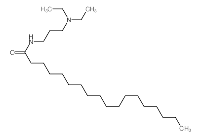 Octadecanamide,N-[3-(diethylamino)propyl]-结构式