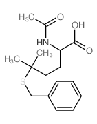 Norleucine, N-acetyl-5-methyl-5-[(phenylmethyl)thio]- picture