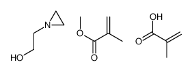 2-(aziridin-1-yl)ethanol,methyl 2-methylprop-2-enoate,2-methylprop-2-enoic acid Structure