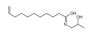 N-(2-Hydroxypropyl)-10-undecenamide structure
