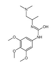 1-[1-(dimethylamino)propan-2-yl]-3-(3,4,5-trimethoxyphenyl)urea结构式