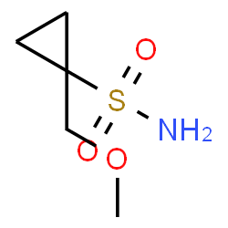 Cyclopropanesulfonamide, 1-(methoxymethyl)- (9CI) structure