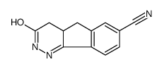 3-oxo-2,4,4a,5-tetrahydroindeno[1,2-c]pyridazine-7-carbonitrile Structure