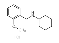 Benzenemethanamine,N-cyclohexyl-2-methoxy-, hydrochloride (1:1)结构式