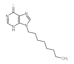 6H-Purine-6-thione,1,9-dihydro-9-octyl- picture