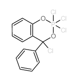 4H-1,3,2-Benzodioxaphosphorin,2,2,2,4-tetrachloro-2,2-dihydro-4-phenyl- (8CI) structure