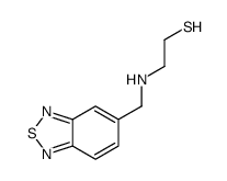 2-(2,1,3-benzothiadiazol-5-ylmethylamino)ethanethiol Structure