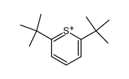 2,6-di-tert-butylthiopyrylium salt结构式