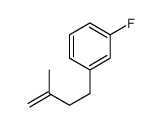 Benzene, 1-fluoro-3-(3-methyl-3-butenyl)- (9CI)结构式