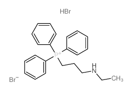 Phosphonium,[3-(ethylamino)propyl]triphenyl-, bromide, hydrobromide (1:1:1)结构式