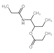 2-(propanoylamino)pentan-3-yl propanoate Structure