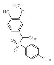 2-methoxy-4-[1-(4-methylphenyl)sulfonylethyl]phenol picture