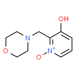 3-Pyridinol, 2-(4-morpholinylmethyl)-, 1-oxide (9CI)结构式