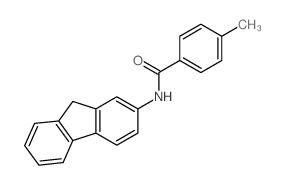 N-(9H-fluoren-2-yl)-4-methyl-benzamide结构式