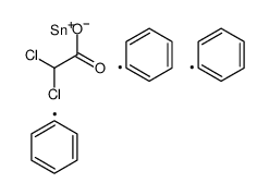 triphenylstannyl 2,2-dichloroacetate结构式