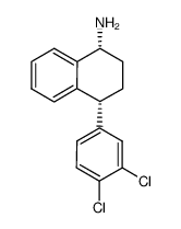 (1R,4R)-4-(3,4-dichlorophenyl)-1,2,3,4-tetrahydronaphtalen-1-amine Structure