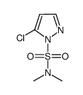 3-chloro-N,N-dimethyl-1H-pyrazole-1-sulfonamide结构式